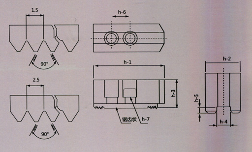 卡盘软爪尺寸图